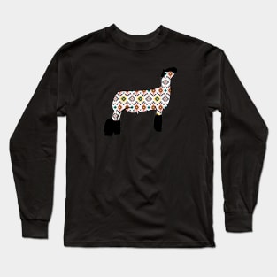 Aztec Market Wether Lamb Silhouette 2 - NOT FOR RESALE WITHOUT PERMISSION Long Sleeve T-Shirt